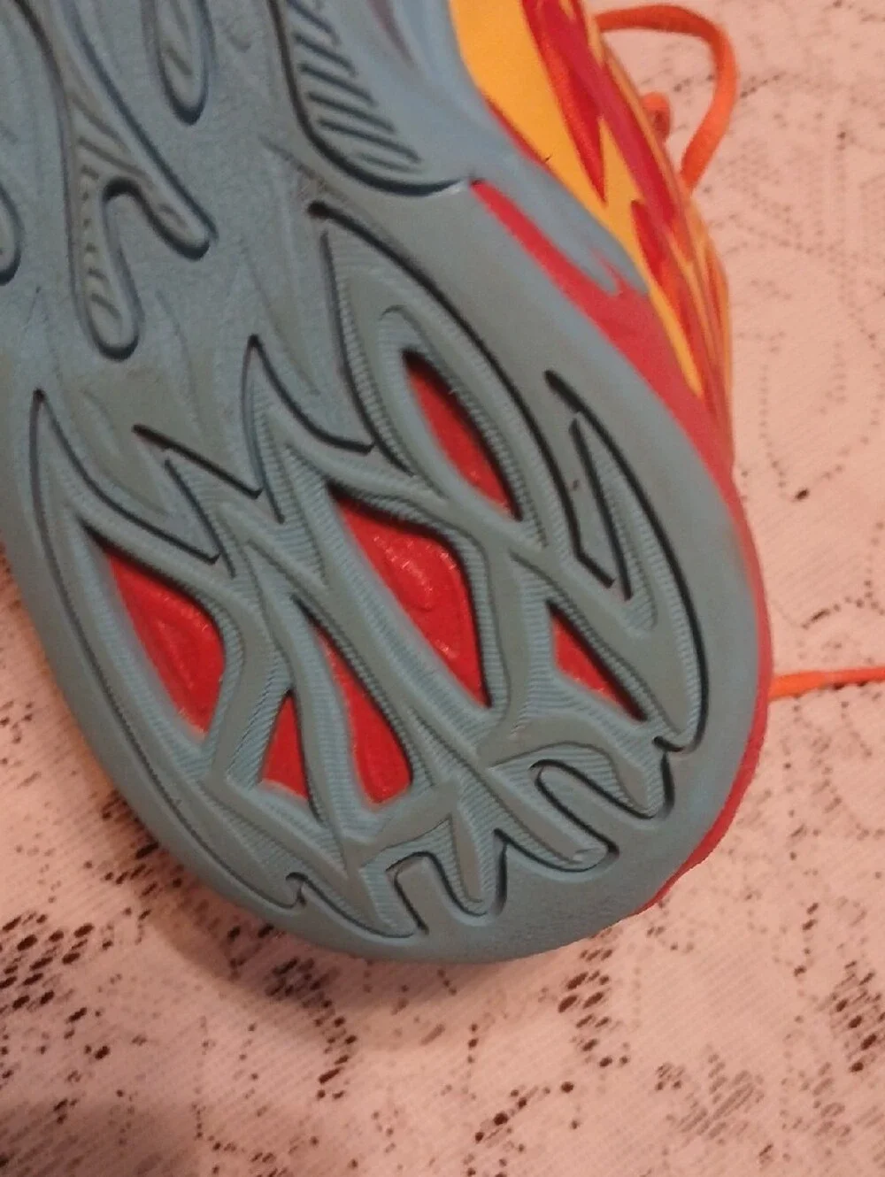 Puma MB.04 CAmelo Phoenix Basketball Shoes orange/blue/purple.(Not From Here)